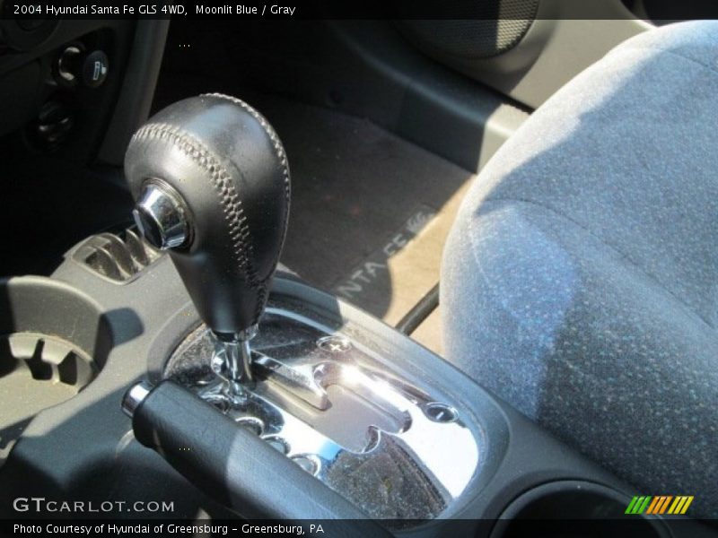 Moonlit Blue / Gray 2004 Hyundai Santa Fe GLS 4WD
