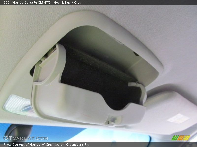 Moonlit Blue / Gray 2004 Hyundai Santa Fe GLS 4WD