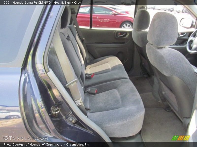 Moonlit Blue / Gray 2004 Hyundai Santa Fe GLS 4WD