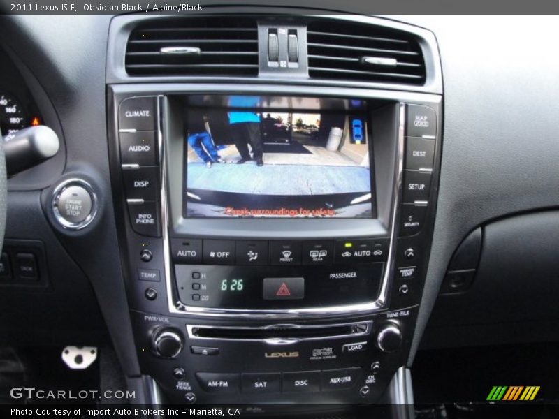 Controls of 2011 IS F