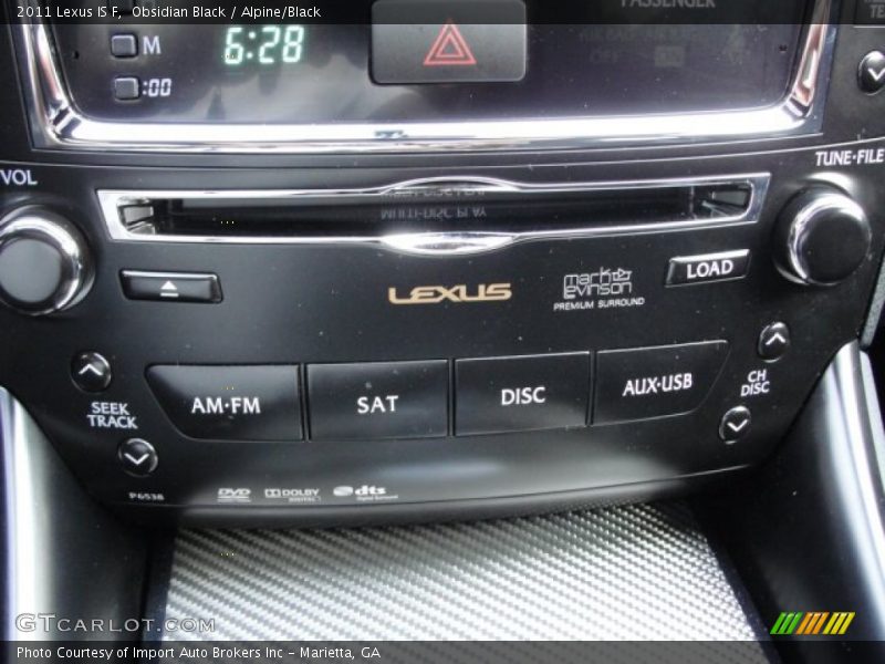Audio System of 2011 IS F