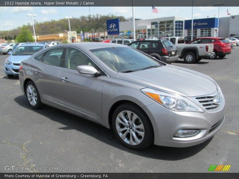 Hyper Silver Metallic / Camel 2012 Hyundai Azera