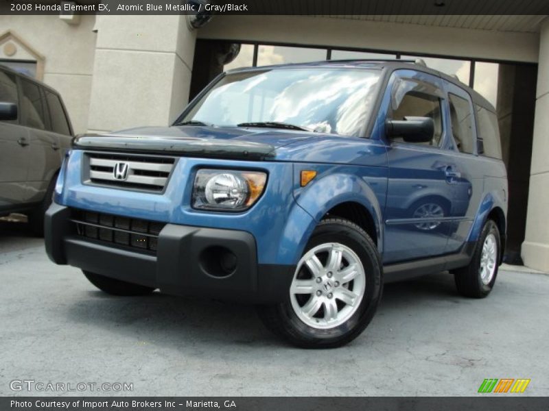 Atomic Blue Metallic / Gray/Black 2008 Honda Element EX