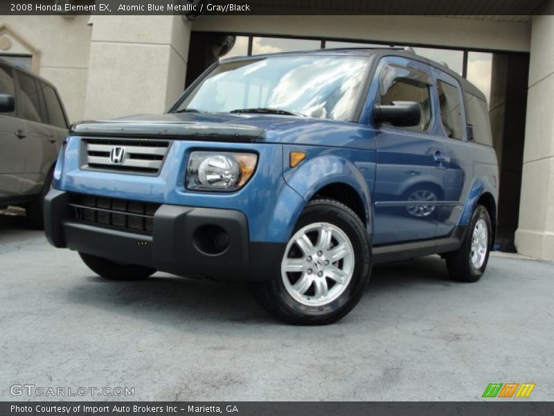 Atomic Blue Metallic / Gray/Black 2008 Honda Element EX