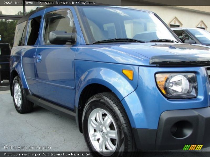 Atomic Blue Metallic / Gray/Black 2008 Honda Element EX