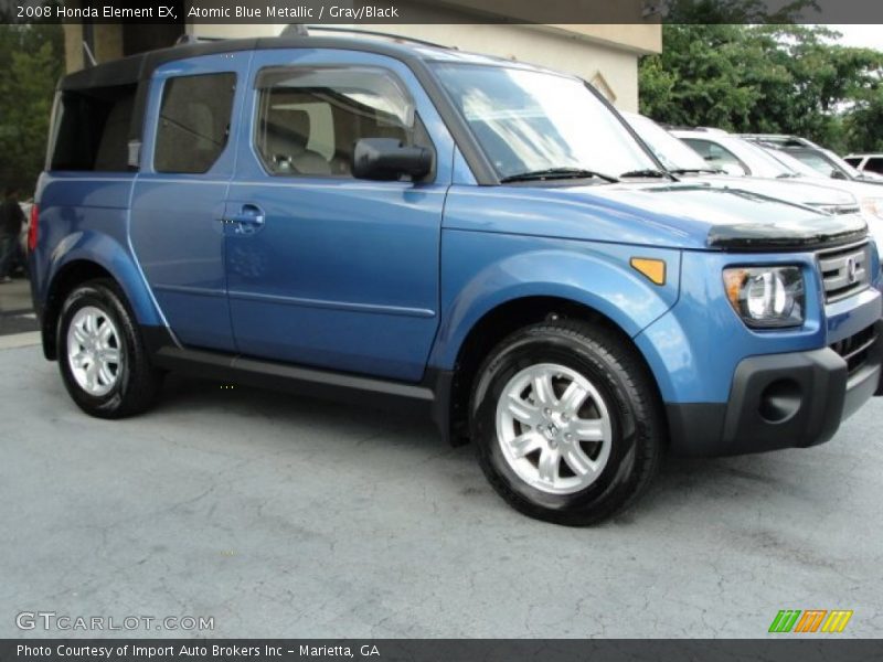 Atomic Blue Metallic / Gray/Black 2008 Honda Element EX