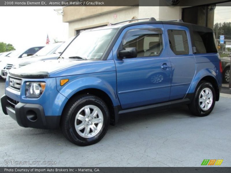Atomic Blue Metallic / Gray/Black 2008 Honda Element EX