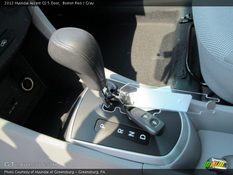  2013 Accent GS 5 Door 6 Speed Shiftronic Automatic Shifter