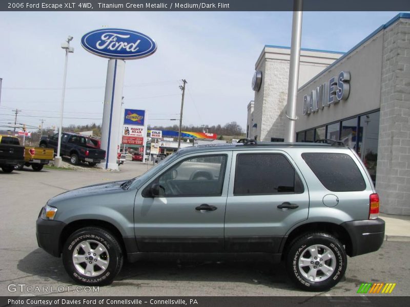 Titanium Green Metallic / Medium/Dark Flint 2006 Ford Escape XLT 4WD