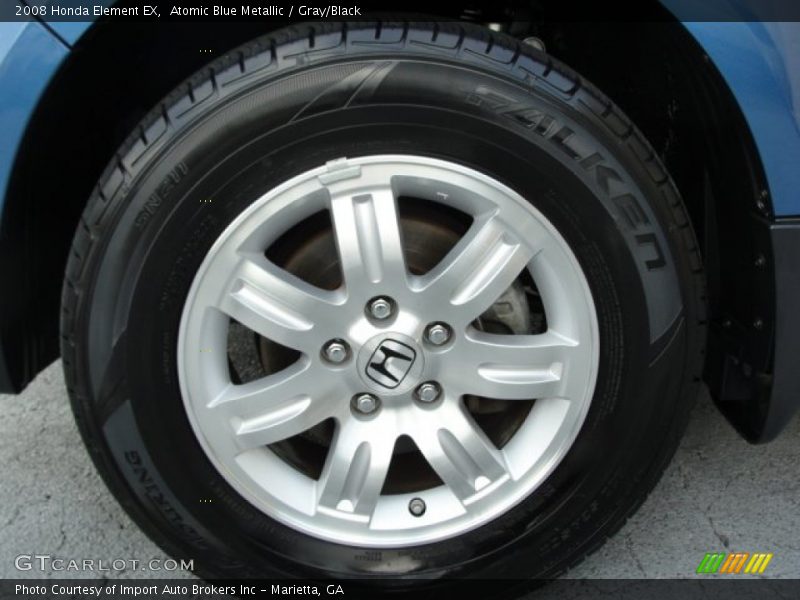 Atomic Blue Metallic / Gray/Black 2008 Honda Element EX