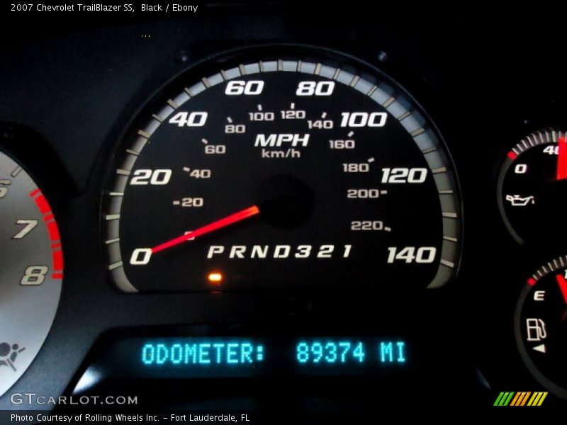 Black / Ebony 2007 Chevrolet TrailBlazer SS
