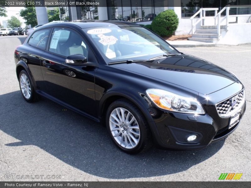 Black Stone / Off Black/Blonde 2012 Volvo C30 T5