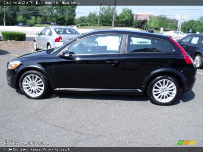 Black Stone / Off Black/Blonde 2012 Volvo C30 T5