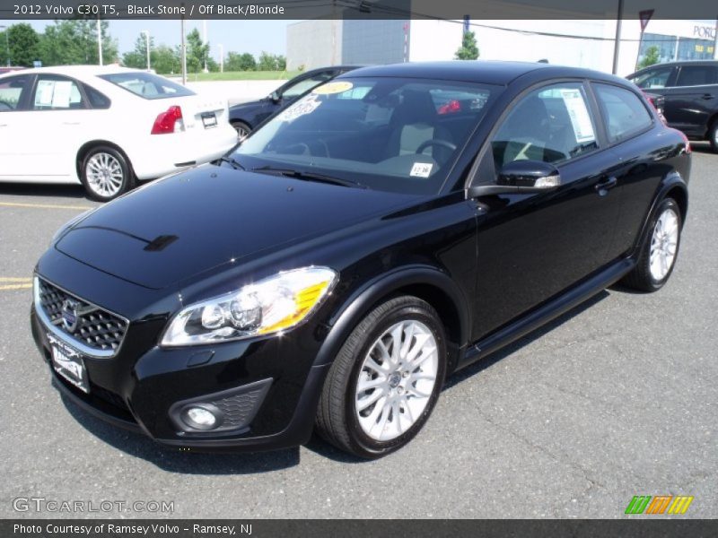 Black Stone / Off Black/Blonde 2012 Volvo C30 T5