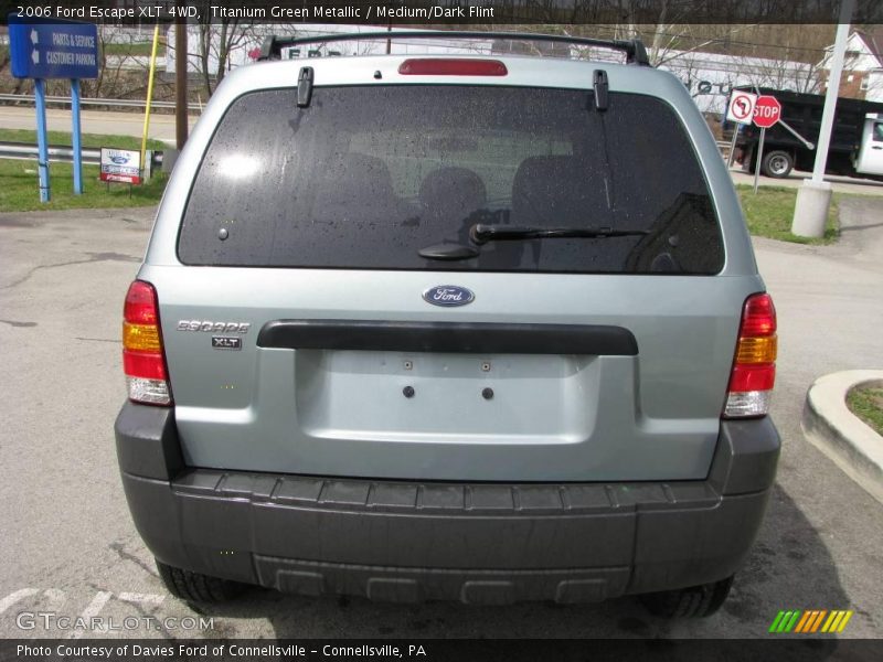 Titanium Green Metallic / Medium/Dark Flint 2006 Ford Escape XLT 4WD