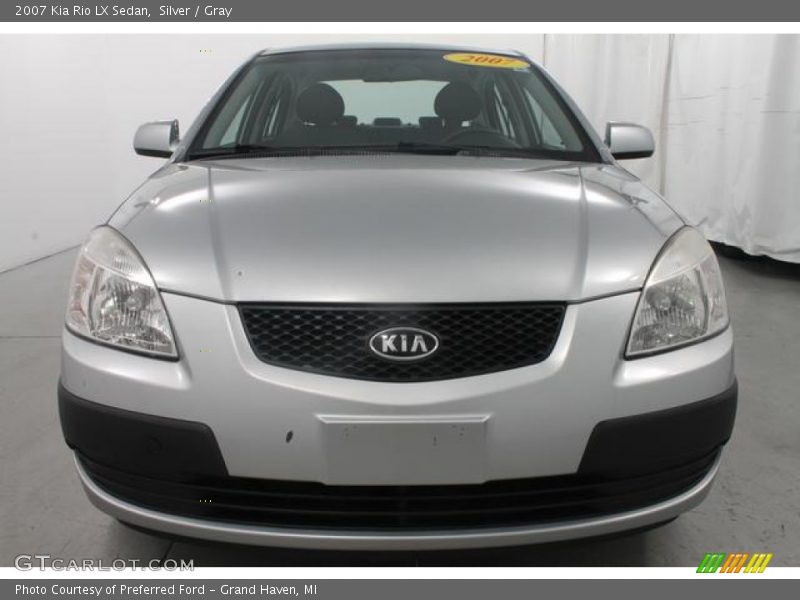 Silver / Gray 2007 Kia Rio LX Sedan