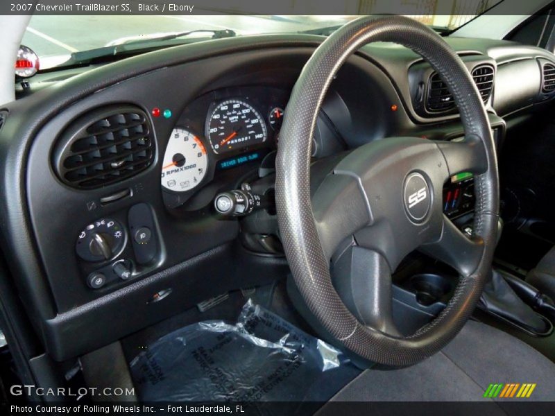 Black / Ebony 2007 Chevrolet TrailBlazer SS