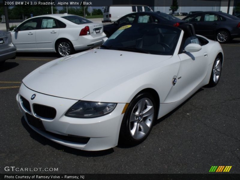 Alpine White / Black 2006 BMW Z4 3.0i Roadster