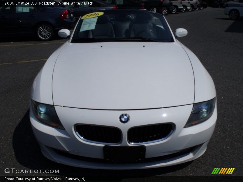 Alpine White / Black 2006 BMW Z4 3.0i Roadster
