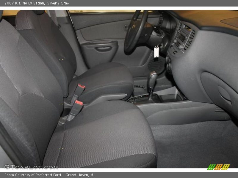 Silver / Gray 2007 Kia Rio LX Sedan