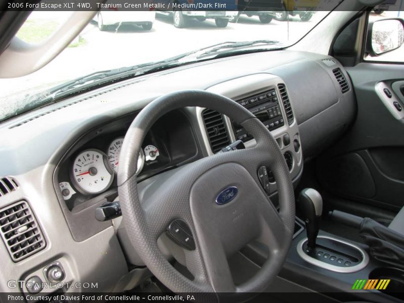 Titanium Green Metallic / Medium/Dark Flint 2006 Ford Escape XLT 4WD