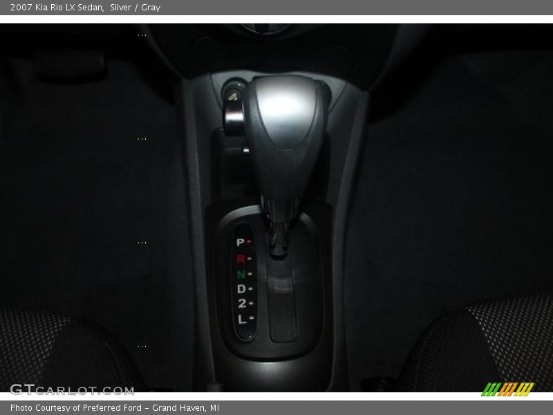 Silver / Gray 2007 Kia Rio LX Sedan