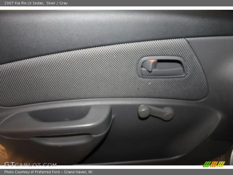Silver / Gray 2007 Kia Rio LX Sedan