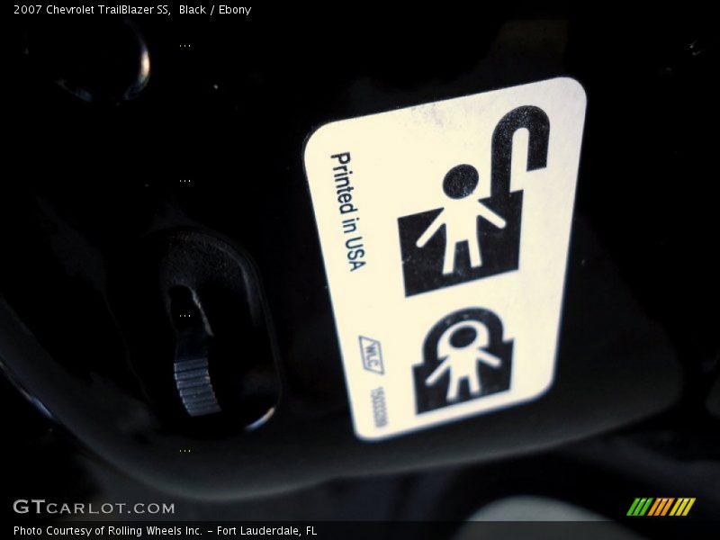 Black / Ebony 2007 Chevrolet TrailBlazer SS