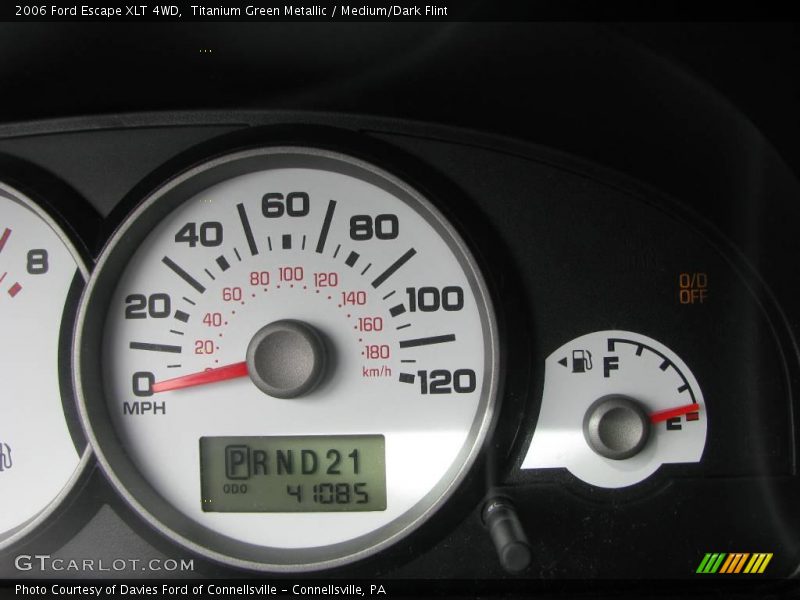 Titanium Green Metallic / Medium/Dark Flint 2006 Ford Escape XLT 4WD