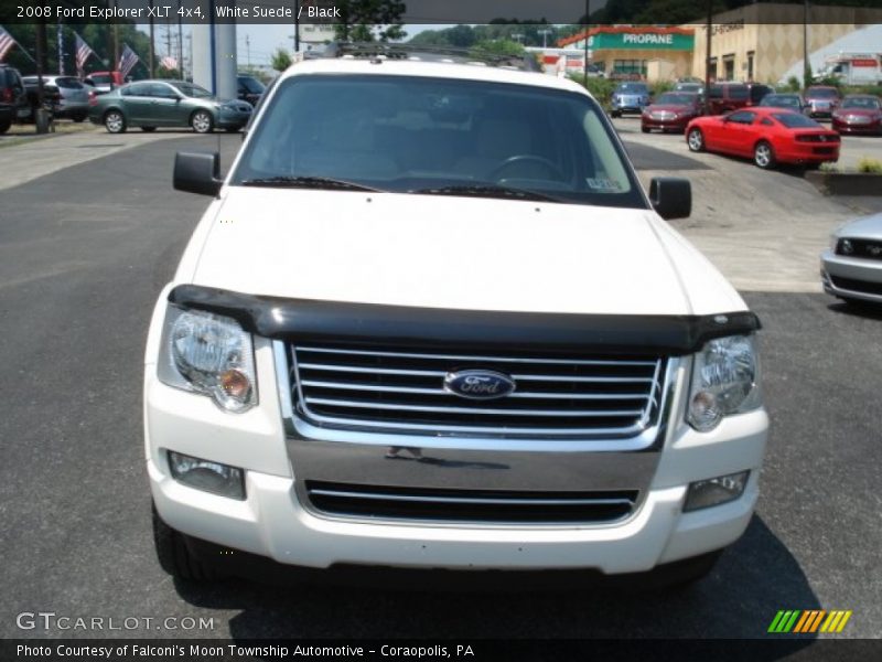 White Suede / Black 2008 Ford Explorer XLT 4x4