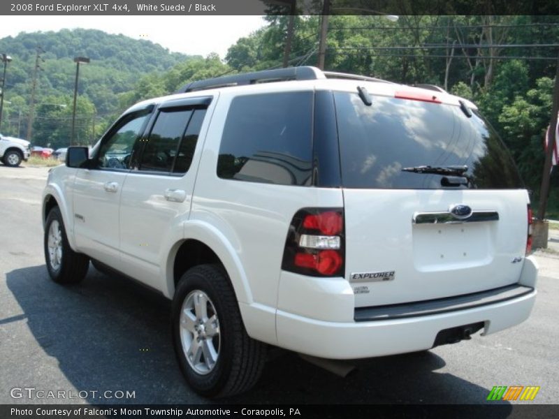 White Suede / Black 2008 Ford Explorer XLT 4x4