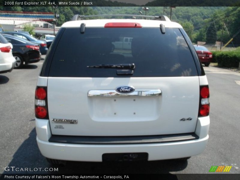White Suede / Black 2008 Ford Explorer XLT 4x4