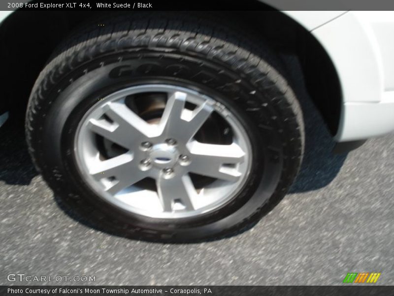 White Suede / Black 2008 Ford Explorer XLT 4x4