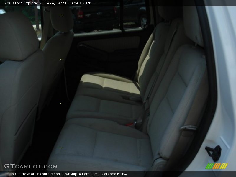 White Suede / Black 2008 Ford Explorer XLT 4x4