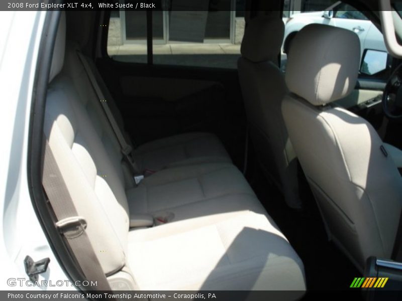 White Suede / Black 2008 Ford Explorer XLT 4x4