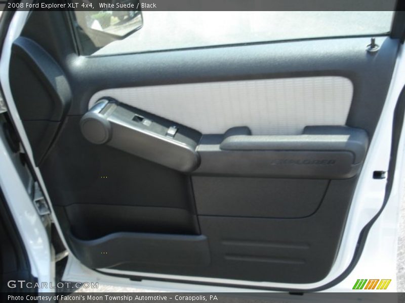 White Suede / Black 2008 Ford Explorer XLT 4x4