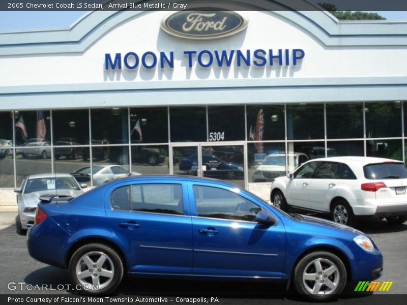 Arrival Blue Metallic / Gray 2005 Chevrolet Cobalt LS Sedan