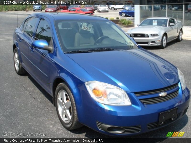 Arrival Blue Metallic / Gray 2005 Chevrolet Cobalt LS Sedan