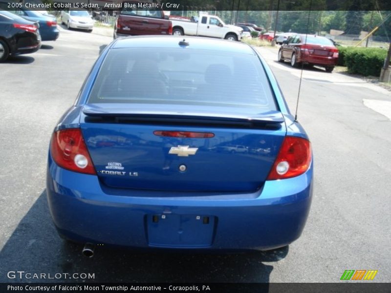 Arrival Blue Metallic / Gray 2005 Chevrolet Cobalt LS Sedan