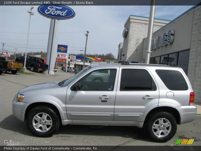 Silver Metallic / Ebony Black 2006 Ford Escape Limited 4WD