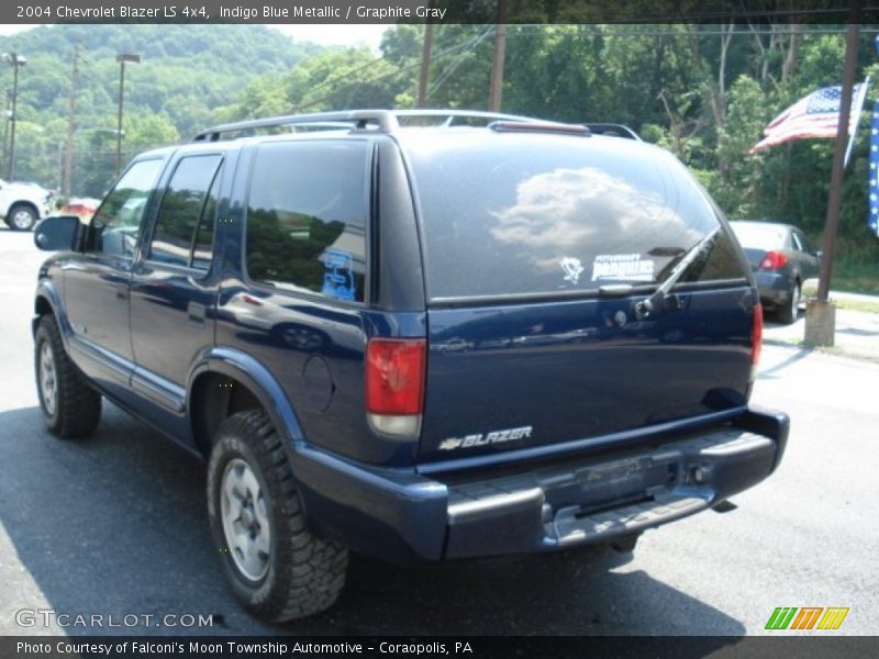 Indigo Blue Metallic / Graphite Gray 2004 Chevrolet Blazer LS 4x4