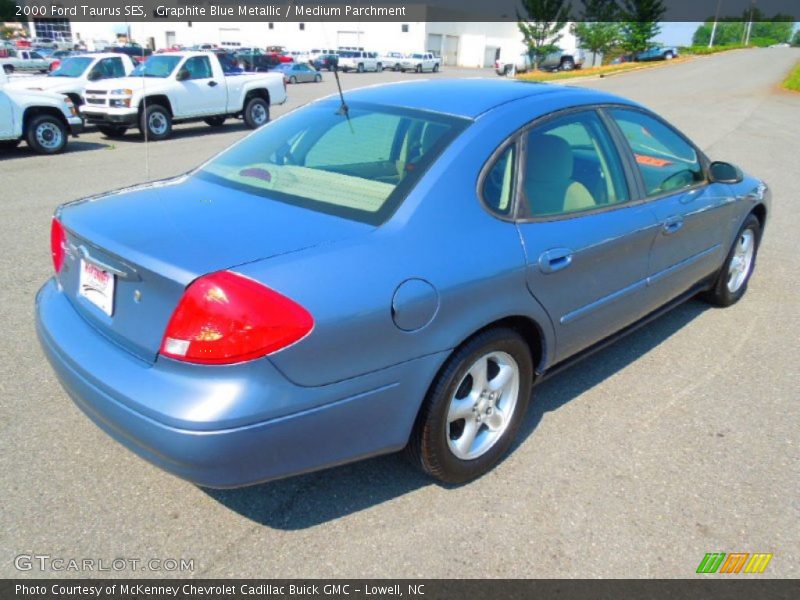 Graphite Blue Metallic / Medium Parchment 2000 Ford Taurus SES