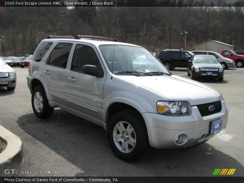 Silver Metallic / Ebony Black 2006 Ford Escape Limited 4WD