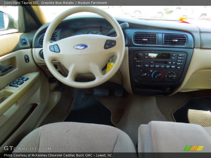 Graphite Blue Metallic / Medium Parchment 2000 Ford Taurus SES