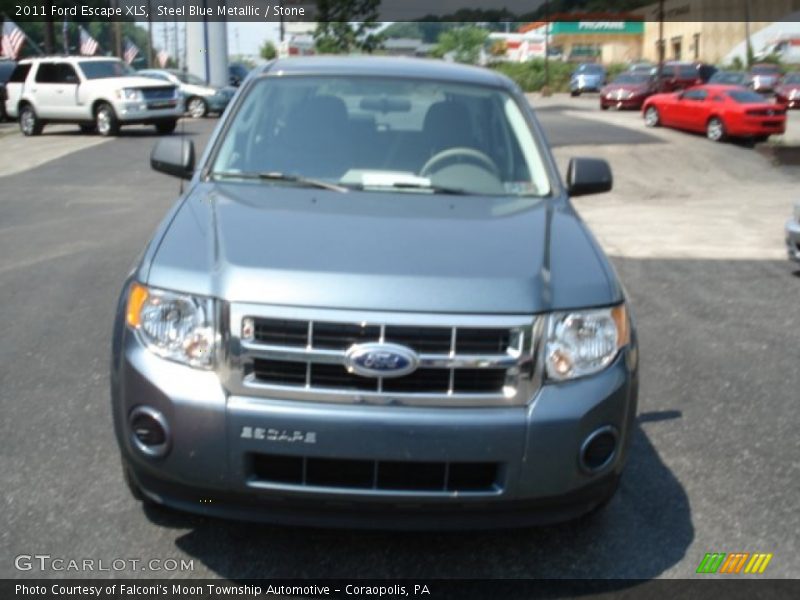 Steel Blue Metallic / Stone 2011 Ford Escape XLS