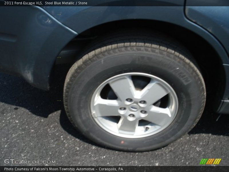 Steel Blue Metallic / Stone 2011 Ford Escape XLS