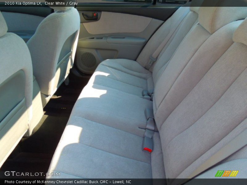 Clear White / Gray 2010 Kia Optima LX
