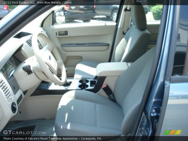Steel Blue Metallic / Stone 2011 Ford Escape XLS