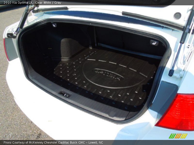 Clear White / Gray 2010 Kia Optima LX