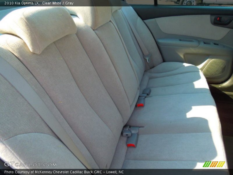 Clear White / Gray 2010 Kia Optima LX